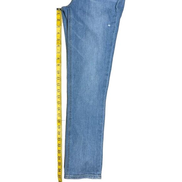 PAIGE Sarah Slim Crop Jeans Starstruck Destructed High Rise Size 27 Distressed - Picture 13 of 16